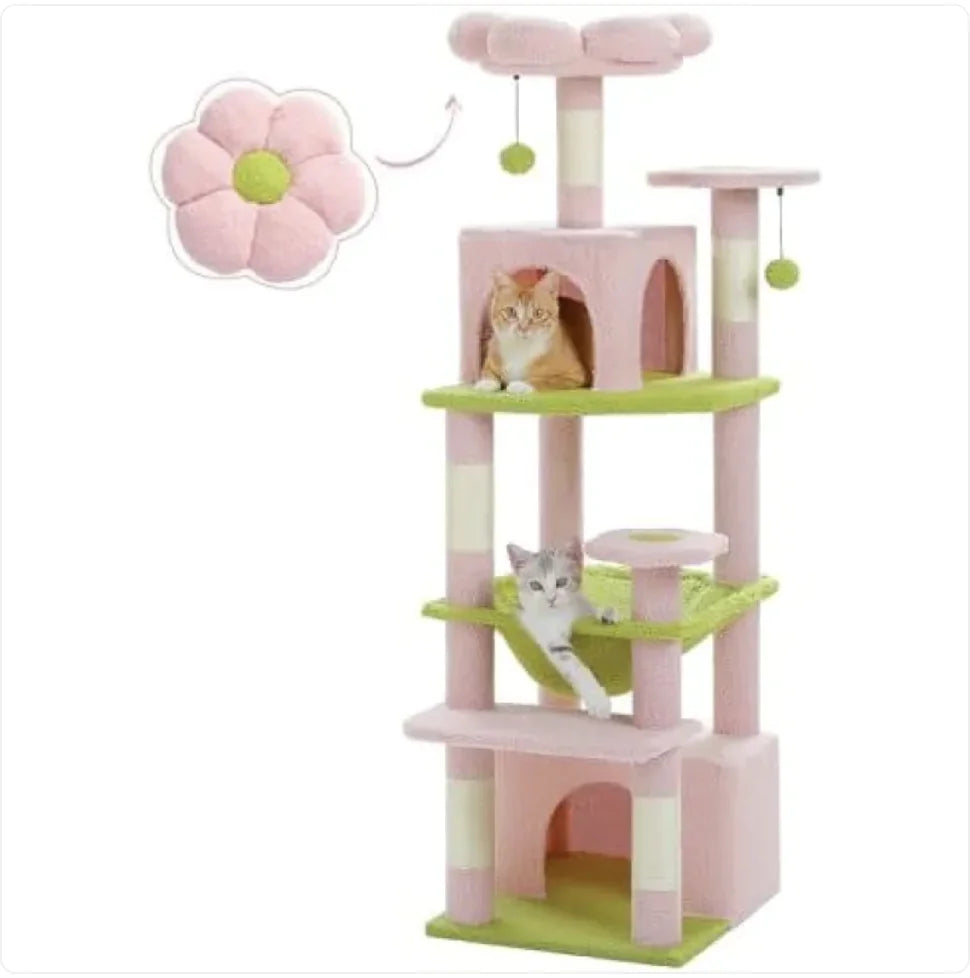 Sleek MDF Cat Tower