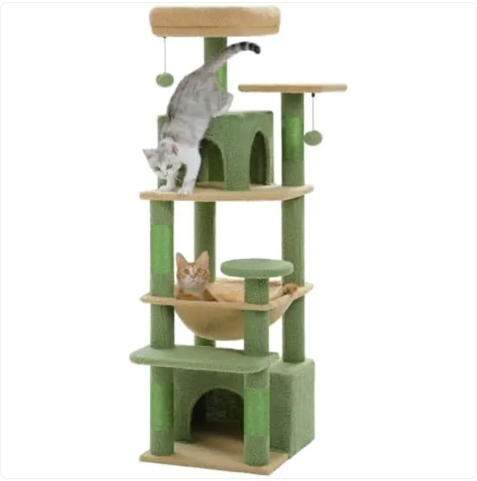 Sleek MDF Cat Tower