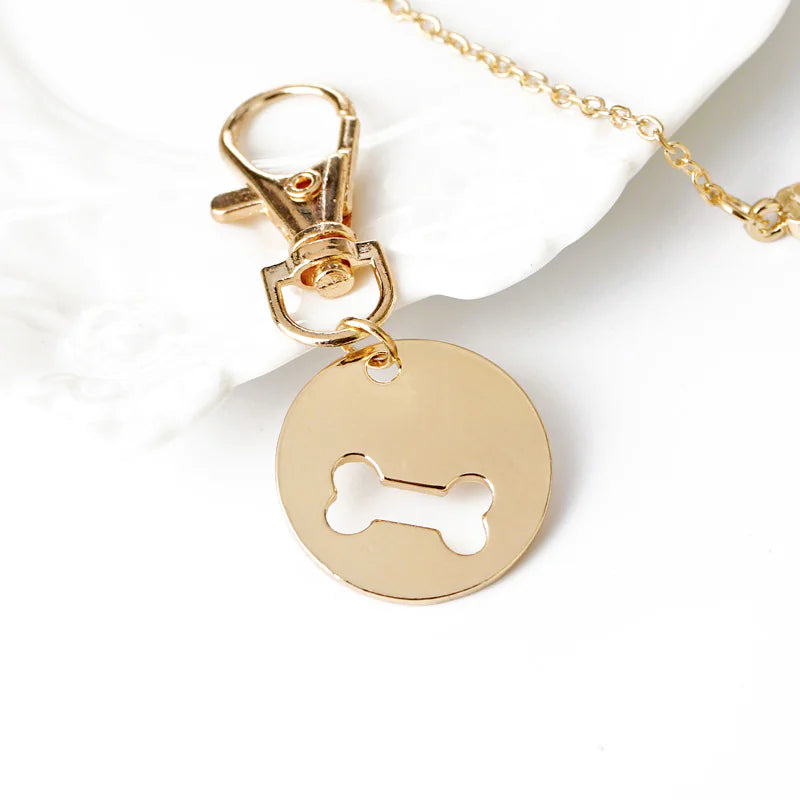 Dog Bone Charm Duo