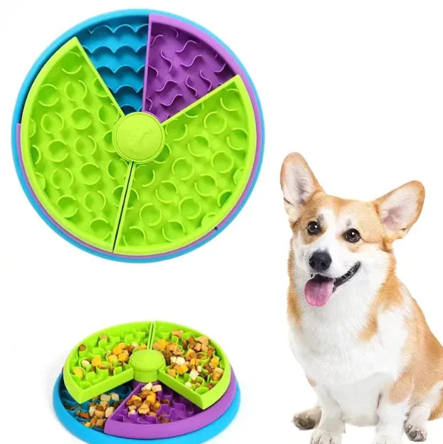 Rotating Puzzle Pet Feeder