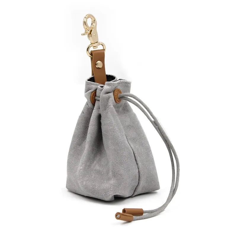 Outdoor Dog-walking Hanging Waist Felt Grain Bag