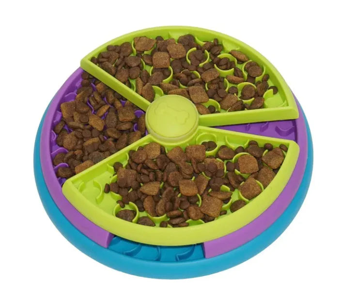 Rotating Puzzle Pet Feeder