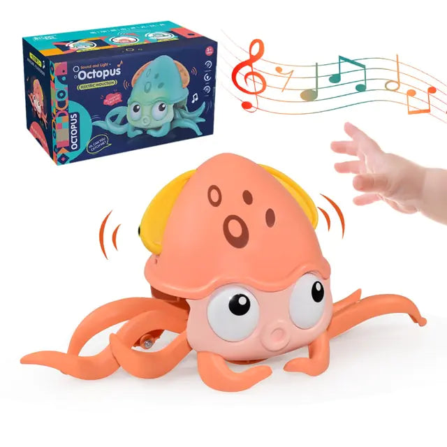 Electronic Crab Octopus Crawling Toy: Educational Toddler Gift