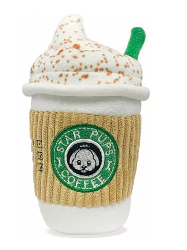 Dog Sound Spice Latte Plush Toy